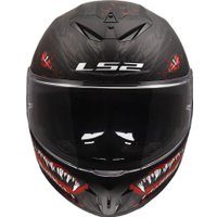 Мотошлем LS2 FF820 Rapid III Kalju II (3XL, черный/красный/белый)