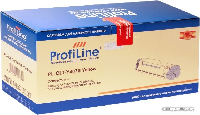 Картридж ProfiLine PL-CLT-Y407S-Y (аналог Samsung CLT-Y407S)