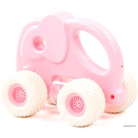 Погремушка Полесье Беби Грипкар Слоник 90256 (розовый)