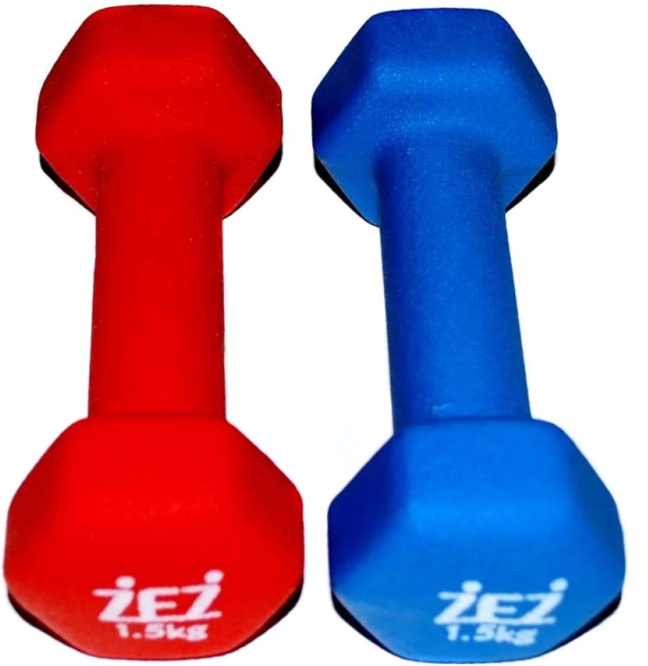

Гантель Zez неопреновая 1.5 кг (в ассортименте)