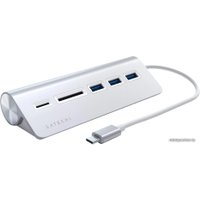 USB-хаб Satechi USB-C Combo Hub ST-TCHCRS (серебристый)