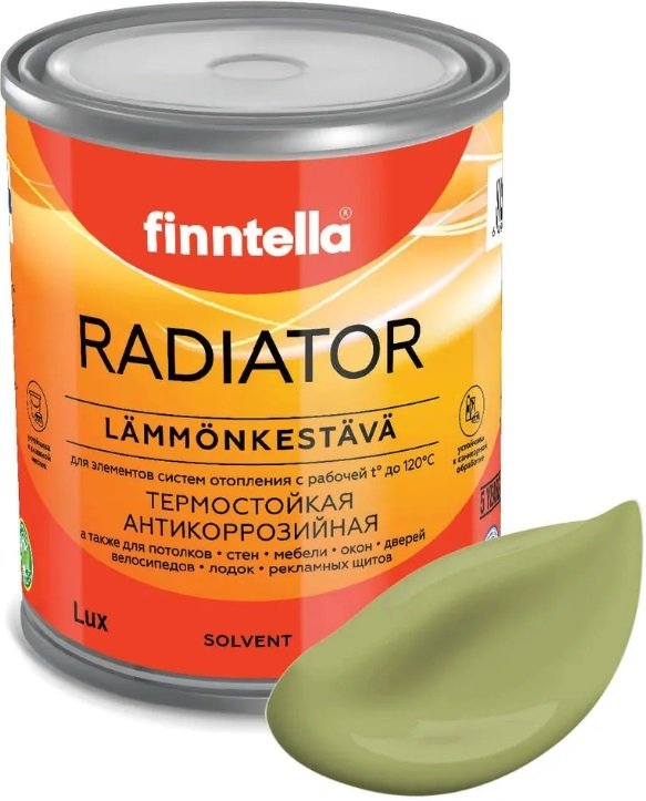 

Краска Finntella Radiator Metsa F-19-1-1-FL032 0.9 л (зеленый)