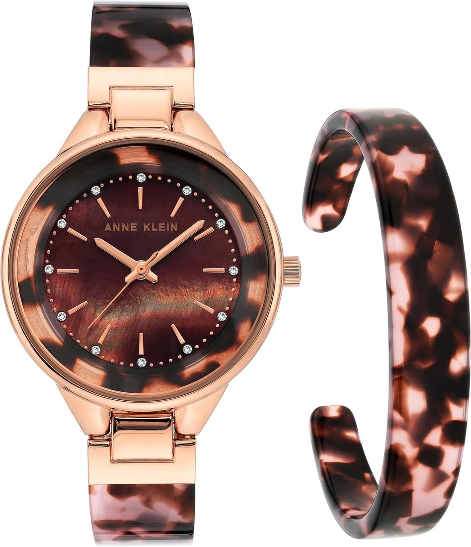 

Наручные часы с украшением Anne Klein 1408TOST