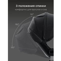 Универсальная коляска Happy Baby Kidlander 3 в 1 (black)