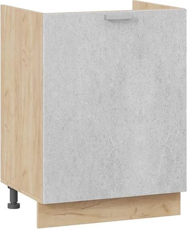 

Шкаф напольный Трия Гранита 1Н6М с одной дверью (дуб крафт золотой/бетон снежный)