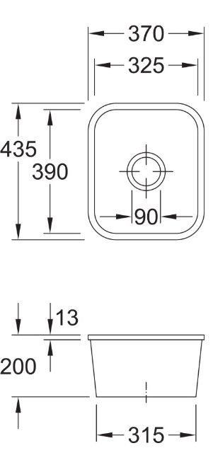 Кухонная мойка Villeroy & Boch Cisterna 45 670401FU