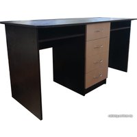 Стол Компас мебель КС-003-09 (венге темный/дуб молочный)