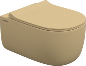 Унитаз подвесной Berges Wasserhaus Ego XL Rimless 083211 (с сиденьем)