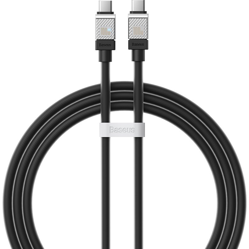 

Кабель Baseus CoolPlay Series USB Type-C - USB Type-C (1 м, черный)