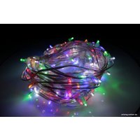 Гирлянда клип-лайт IQLED Клип-лайт 12В, расстояние 15 см, 100 м, светодиод мульти 6, Flash с насадкой (колпачок)