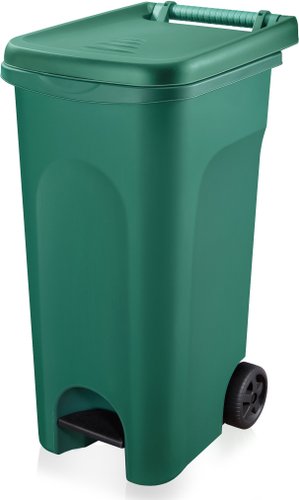 Контейнер для мусора Эльфпласт EP628 (80 л, зеленый)