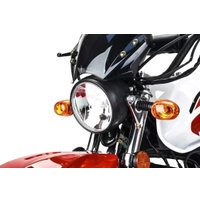 Мопед Motoland Альфа RS Forester 11 (LM48-B) 18/18 (A) (белый/красный) в Пинске