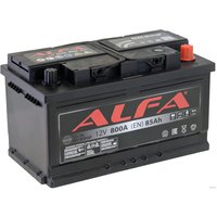 Автомобильный аккумулятор ALFA Hybrid 85 R (85 А·ч) + Бесплатная диагностика подвески или -30% на замену масла