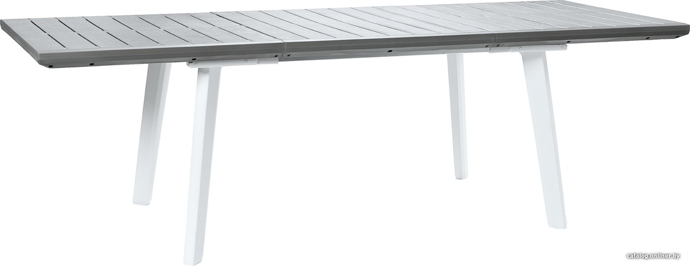 Садовый стол Keter Harmony Extendable (белый/капучино-коричневый)