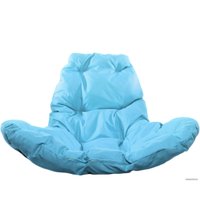 Подвесное кресло M-Group Капля Лори 11530203 (коричневый ротанг/голубая подушка)