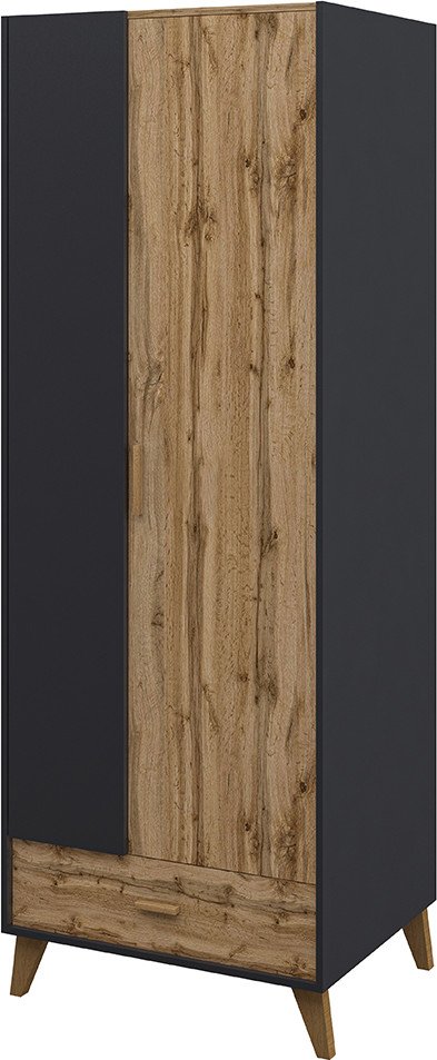 

Шкаф распашной Elva Нодо NEM01HP-2D1S-800/620/2000 (02) (дуб вотан/графит)