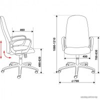 Офисное кресло Бюрократ CH-808AXSN/Or-16