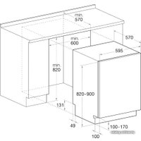 Встраиваемая посудомоечная машина Hotpoint-Ariston LTF 11S112 L EU