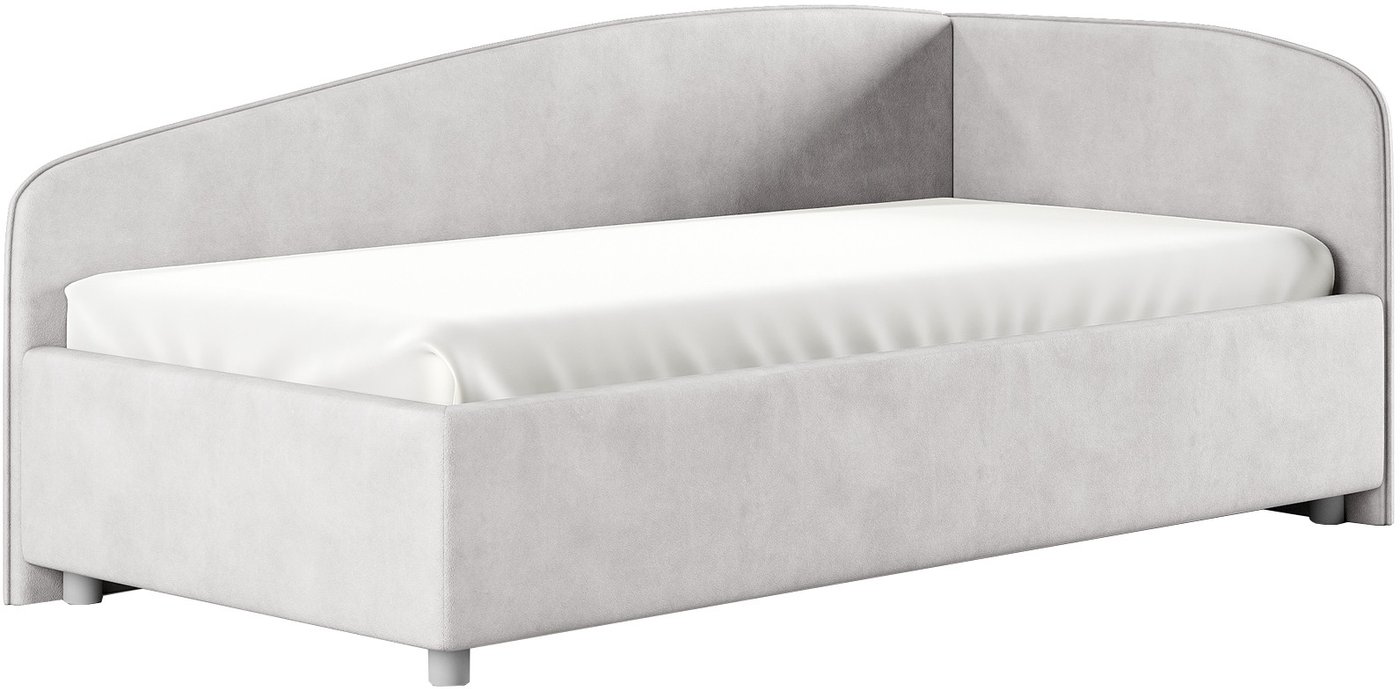 Кровать Сонум Paola R 90x200 (замша пепельный)