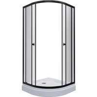 Душевой уголок Maroni Energia Nero-GLS 100x100 Щ0000063982