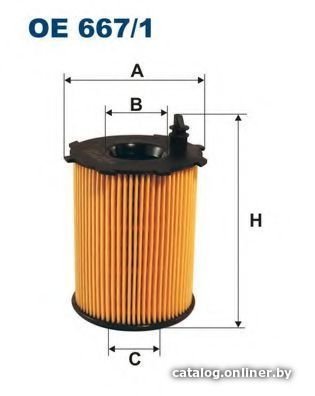 Масляный фильтр Filtron OE6671