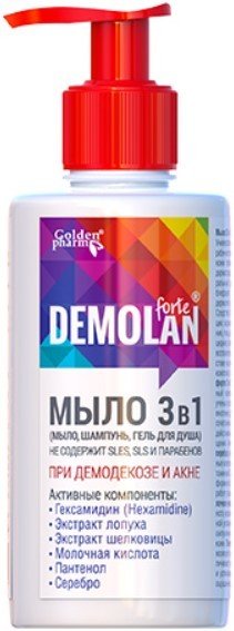 

Demolan Мыло жидкое Forte 3в1 300 мл