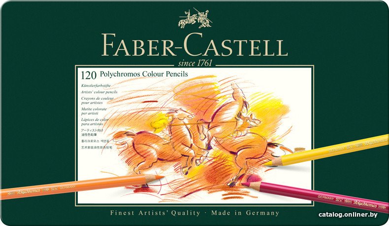 Набор цветных карандашей Faber Castell Polychromos 110011 (120 цв)