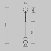Уличный настенный светильник Maytoni O491PL-L8W3K в Бресте