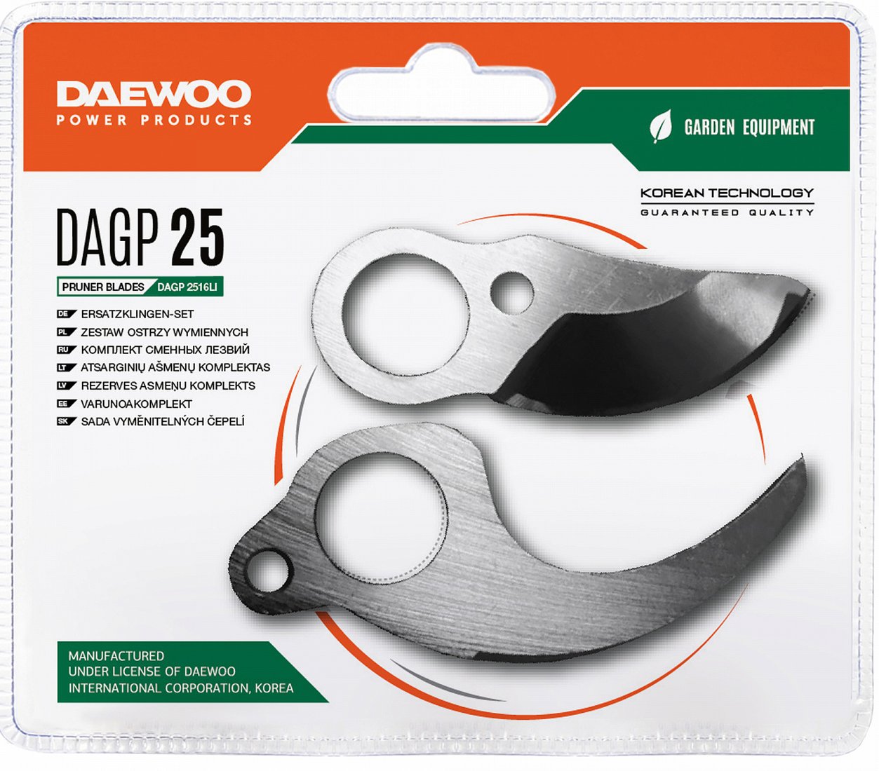 

Лезвие для секатора Daewoo Power DAGP 25
