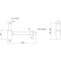 Сифон Aquatek AQ6013MB