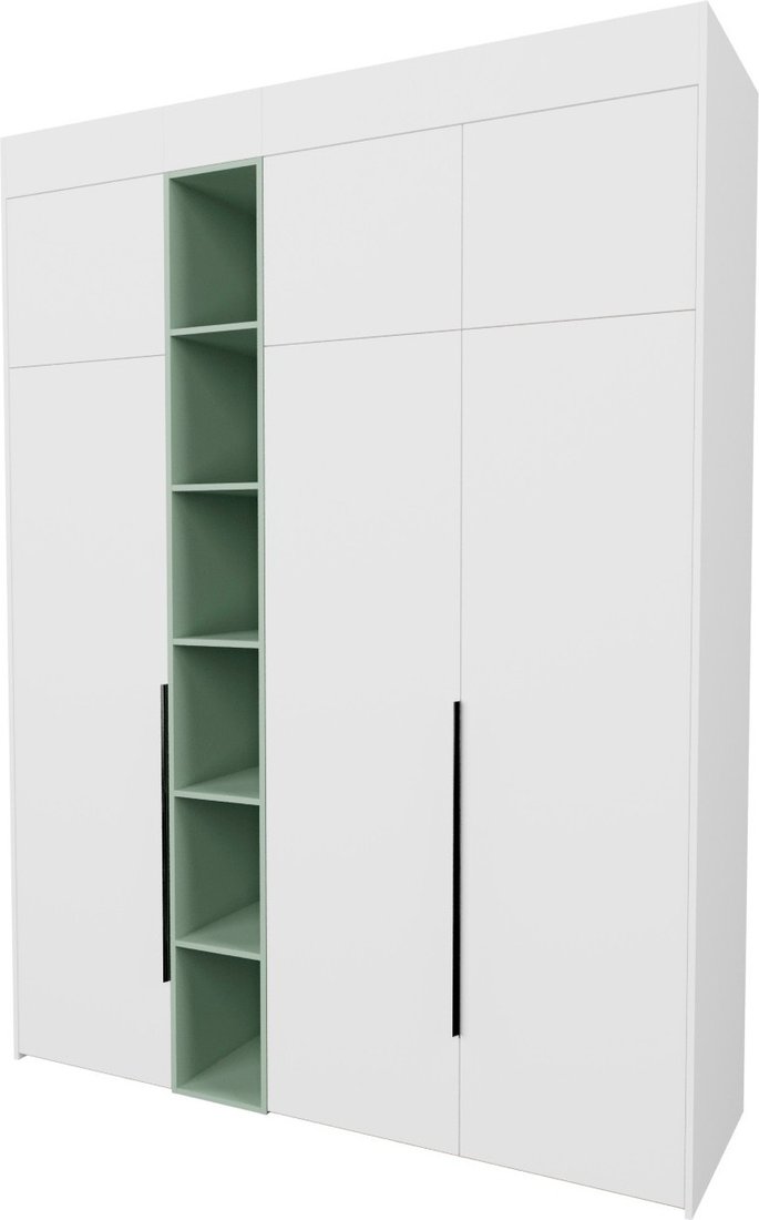 

Шкаф распашной Рэйгрупп Рэй S274-В7-1-EBZ В7-1 (дуб элисон/белый премиум/зеленый самшит)