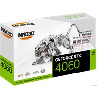 Видеокарта Inno3D GeForce RTX 4060 Twin X2 OC White N40602-08D6X-173051W