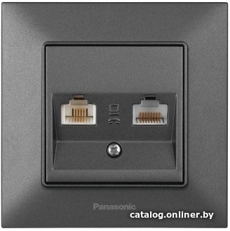 Розетка компьютерная Panasonic Arkedia Slim WNTC04082DG-BY