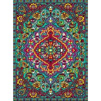 Картина по номерам Молли Восточный ковер 40x50 FHR0614 (зеленый)