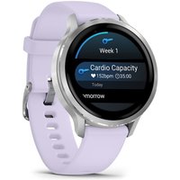 Умные часы Garmin Venu 4 41 мм (серебристый/сиреневый)