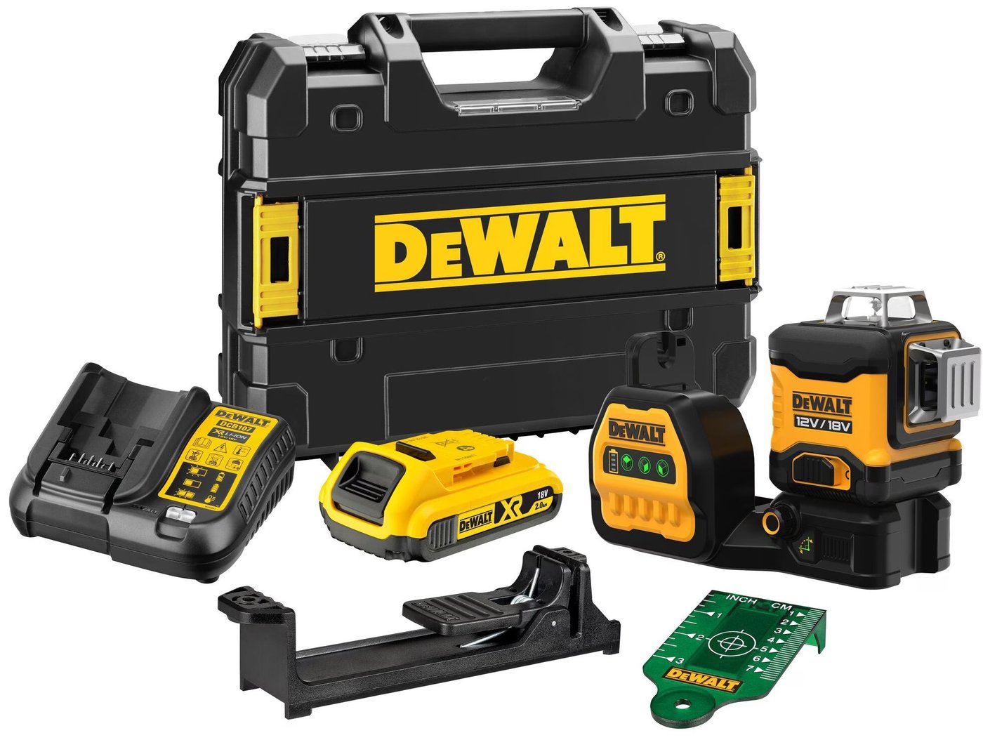 

Лазерный нивелир DeWalt DCE089D1G18 (с 1-им АКБ, кейс)