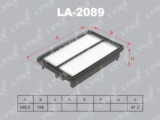 

Воздушный фильтр LynxAuto LA2089