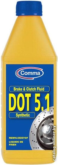 Тормозная жидкость Comma DOT 5.1 1л