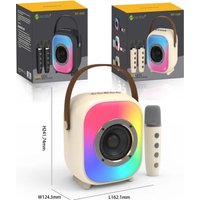 Беспроводная колонка NewRixing NR-168W (бежевый)