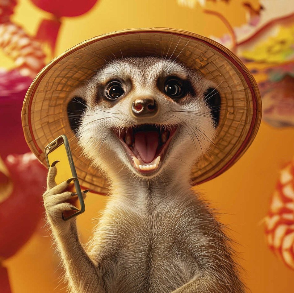 

Алмазная мозаика Феникс+ Веселый сурикат 70834