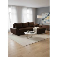 Угловой диван Sundays Home Нью-Йорк правый (велюр коричневый)