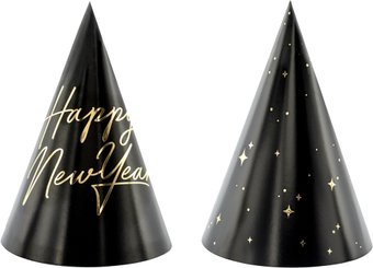 Набор колпаков PartyDeco Happy New Year CPP27 6шт