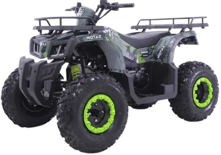 Квадроцикл Motax Grizlik T200 Lux (черный/зеленый камуфляж)