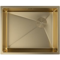 Кухонная мойка ZorG Zerox 54 U / IF Side SF PVD Gold