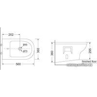 Биде Porta Polo B247