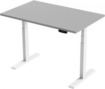Стол с регулировкой высоты Smartstol 160x80x3.6 (белый/серый камень)