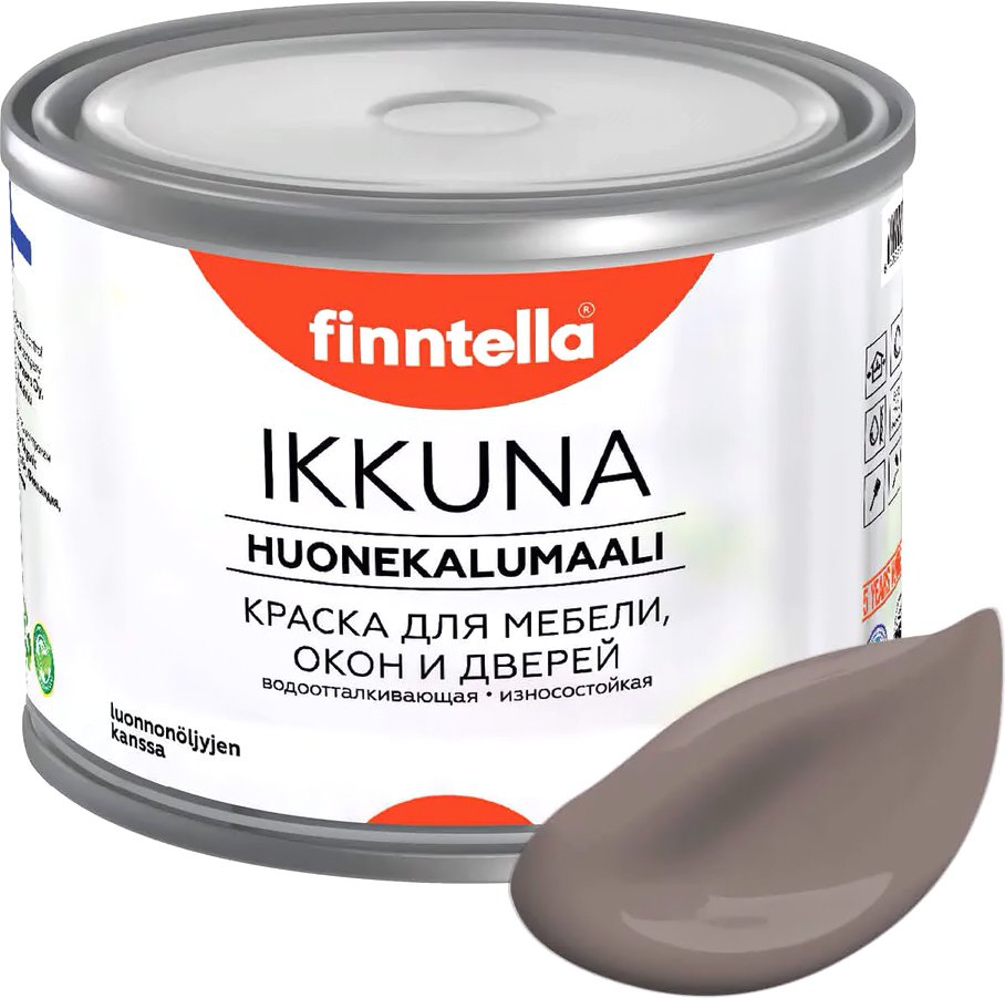 

Краска Finntella Ikkuna Maitosuklaa F-34-1-1-FL074 0.9 л (коричневый)