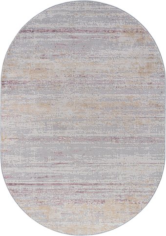 Ковер для жилой комнаты Merinos Zumma F026-OVAL-PINK (2.8x3.8)