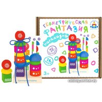 Пирамидка Краснокамская игрушка Геометрическая фантазия ПИР-20