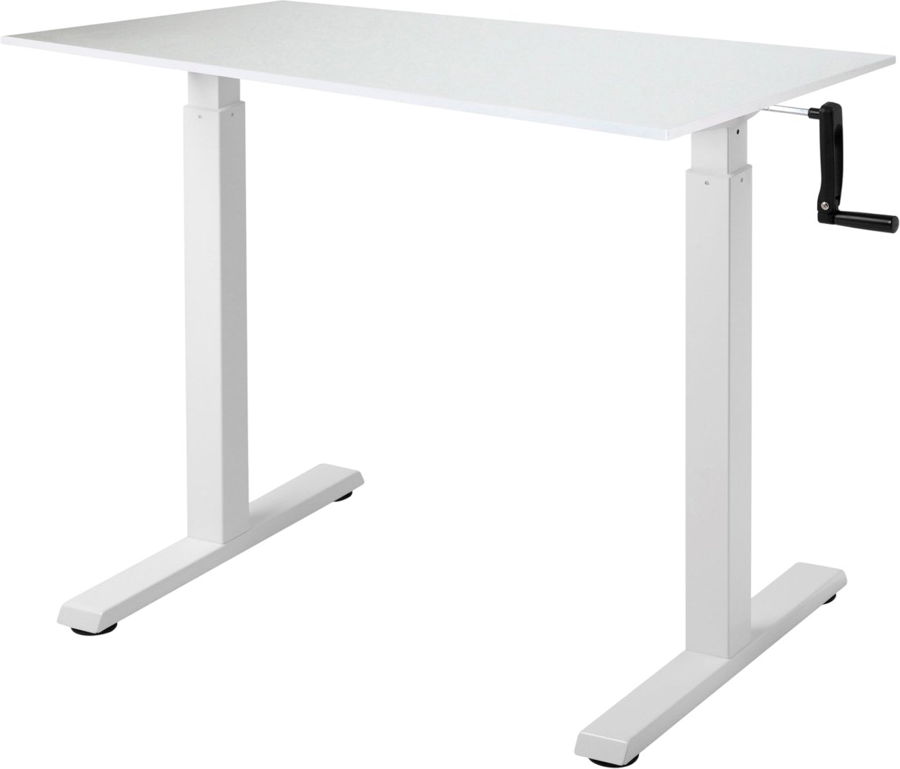

Стол ErgoSmart Manual Desk Compact 1200x650x25 мм (альпийский белый/белый)